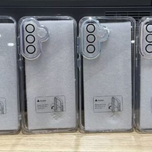 Funda transparente con cristal de cámara Samsung A57