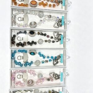 Pulsera de cristal fresa