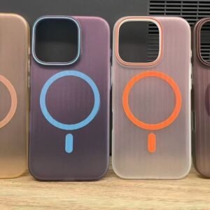 Funda magnética acanalada colorida iPhone 17 Pro/18 Pro