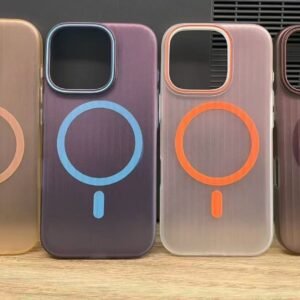Funda magnética acanalada colorida iPhone 17 Pro Max/18 Pro Max