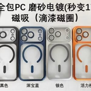 Funda PC enchapado cubre cámara iPhone 17 Pro/18 Pro