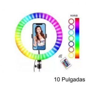 Aro de luz RGB 10 pulgada