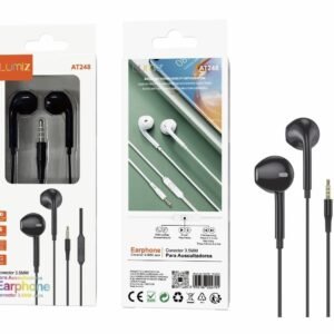 Auriculares con cable jack negro Lumiz AT248 Jack