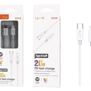 Cable C-IP 20W 1M blanco Lumiz CC119 C-IP