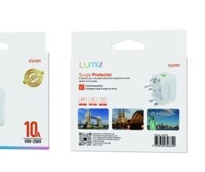 Adaptador enchufe internacional Lumiz