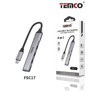 Hub C USB 4 en 1