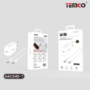 Temco HAC640-T cargador tipo-C 40W AVS60W
