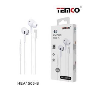Auricular tipo C con goma
