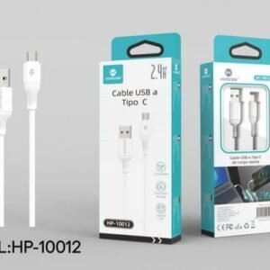 Cable USB a Type-C 2.4A 1M Hopecom HP-10012 Type-C