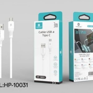 Cable USB a Type-C 2.4A 3M Hopecom HP-10031 Type-C