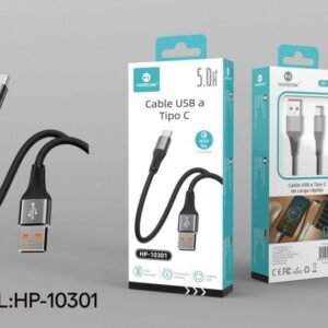 Cable USB a Type-C 5.a Hopecom HP-10301 Type-C