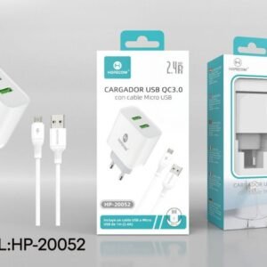 Hopecom HP-20052 cargador con cable micro 2.4A