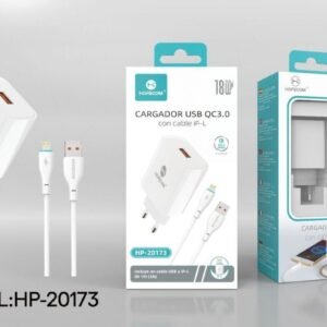 Hopecom HP-20173 cargador con cable Lightning 18W