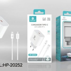 Cargador 20W con cable IP Hopecom HP-20252 C