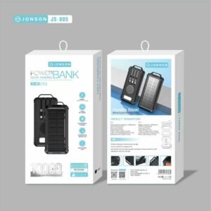 Power bank solar con cable 10000MAH Jonson JS-805
