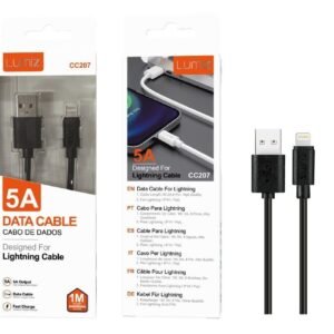 Cable IP 5A 1M negro Lumiz CC207 IP