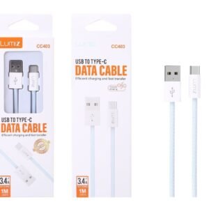 Cable Type-C 1M azul Lumiz CC403 Type-C