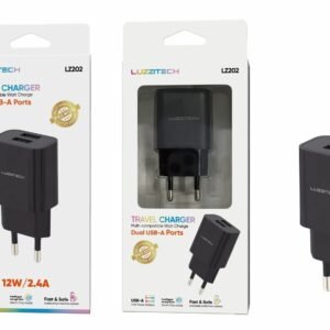Cargador enchufe con 2USB Lumiz LZ202