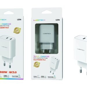 Cargador enchufe doble PD20W Lumiz LZ216 20W