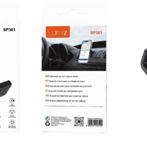 Soporte para coche negro Lumiz SP361