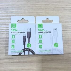 Cable 18W USB-Type C 1M Woox MX0003 USB-Type C