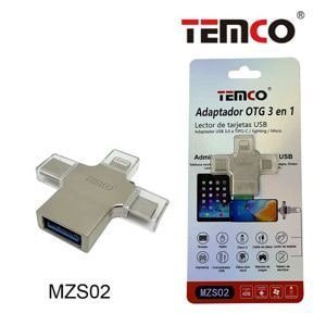 Adaptador OTG 3 en 1
