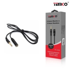 Cable audio 3.5MM macho-hembra 3M Temco TC-X24 Jack