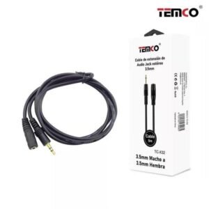 Cable audio 3.5MM macho-hembra 5M Temco TC-X32 Jack