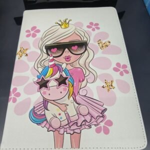 Funda tablet universal 10" nina con muneca