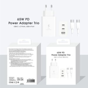 Cargador 65W con cable C to C USB VY-069 Type-C