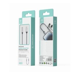 Adaptador Lightning-jack con cable trenzado