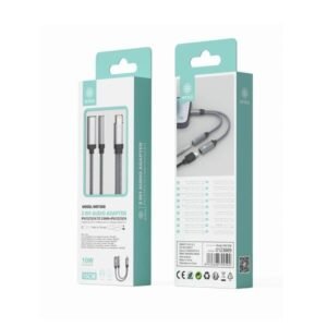 Adaptador L-jack+L con cable trenzado