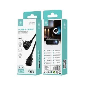 Cable alimentacion 3PIN 1.2M