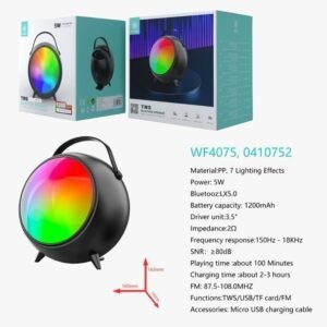 Altavoz con luz LED