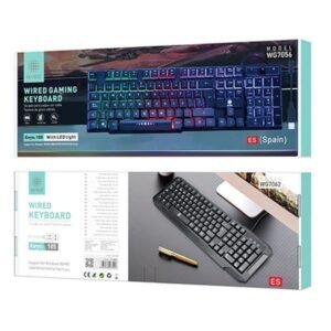 Teclado gaming con cable