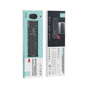 Ikrea WG7114 combo de teclado y ratón inalámbrico ES negro