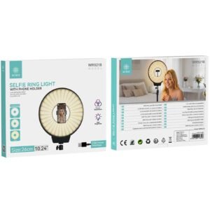 1 Ikrea WR9128 LUZ DE Erlleno CON Soporte DE Movil LED Multicolores 26CM 10.24''Interfaz USB-A