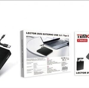 Temco YWA05 lector dvd externo USB 3.0/Type-C