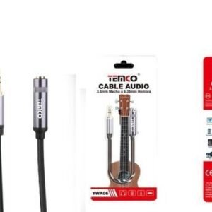 Temco YWA06 cable audio 3.5mm M/6.35mm H