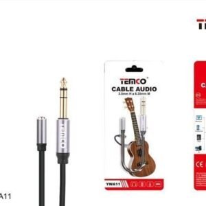 Temco YWA11 cable audio 3.5MM H/6.35MM M