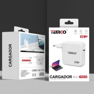 Temco YWA39 cargador MacBook MagSafe tipo-C 61W