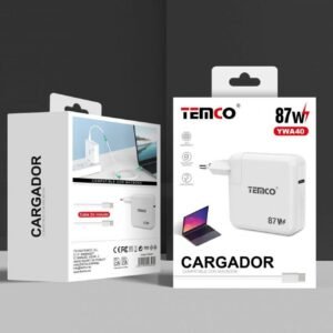 Temco YWA40 cargador MacBook tipo-C 87W