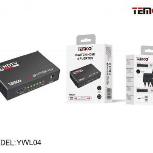 Temco YWL04 switch HDMI 4 puertos