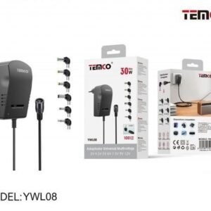 Temco YWL08 cargador universal 30W multivoltaje