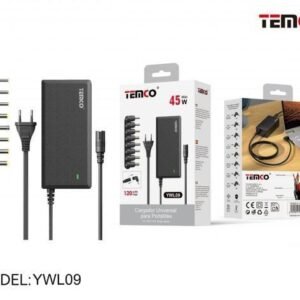 Cargador universal para portátil 45W Temco YWL09