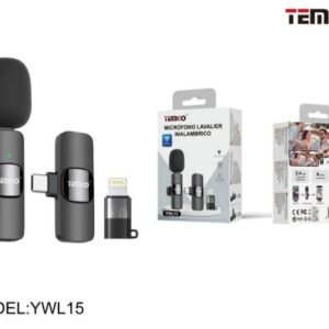 Temco YWL15 micrófono lavalier inalámbrico